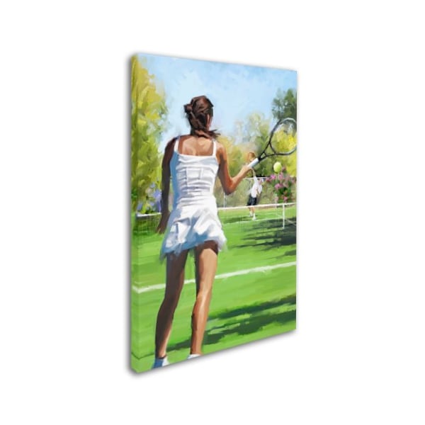 The Macneil Studio 'Tennis Players' Canvas Art,16x24